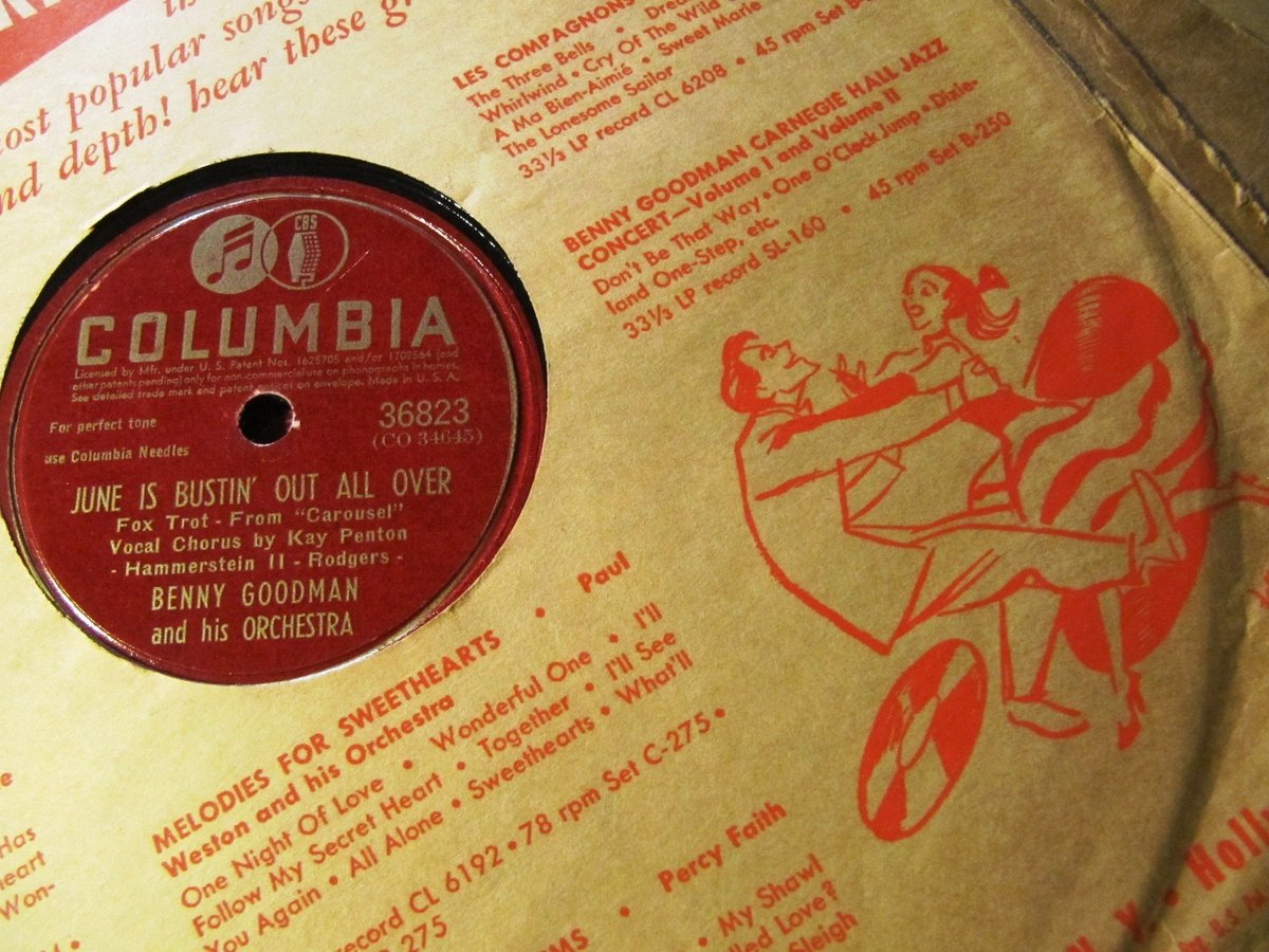 1945 BENNY GOODMAN ORC MUSICAL CAROUSEL CLARINADE/ June is Bustin' out all over 