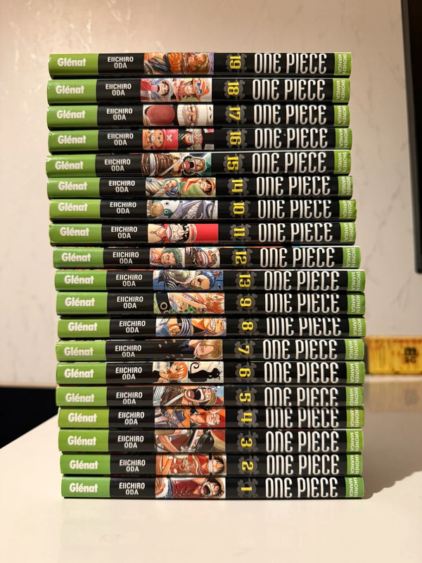 One Piece – Lot complet Tomes 1 à 19 – Excellent état