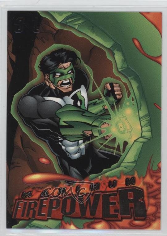 Fleer DC Outburst 1996: Firepower Maximum Lava incontra la luce della lanterna #8 0b5
