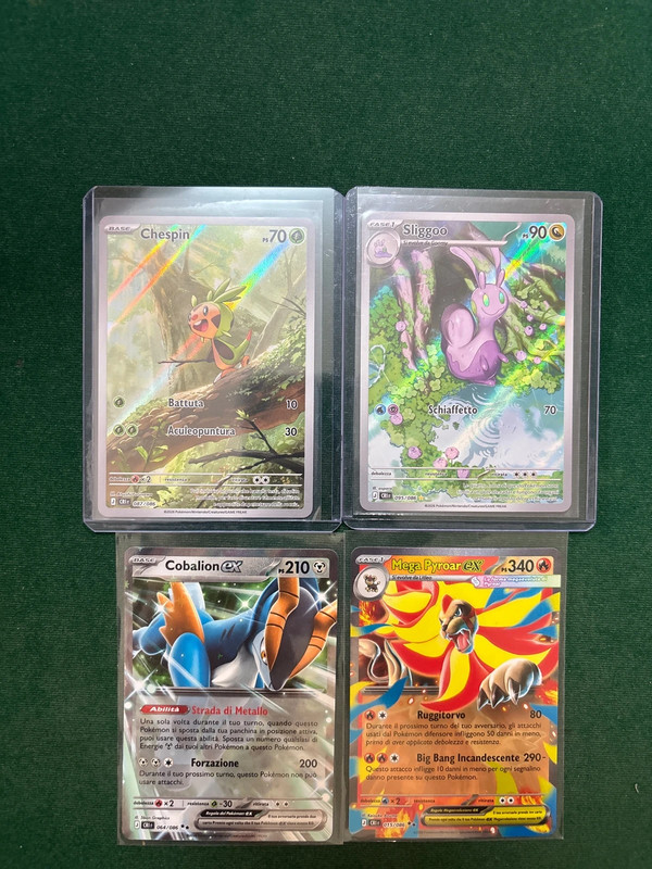 Lotto Pokémon caos nascente sliggoo- chespin