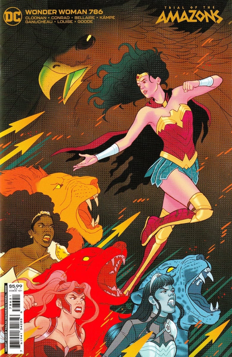 WONDER WOMAN #786 (2016) PAULINA GANUCHEAU VARIANTE CARTONCINO ~ NON LETTO NM