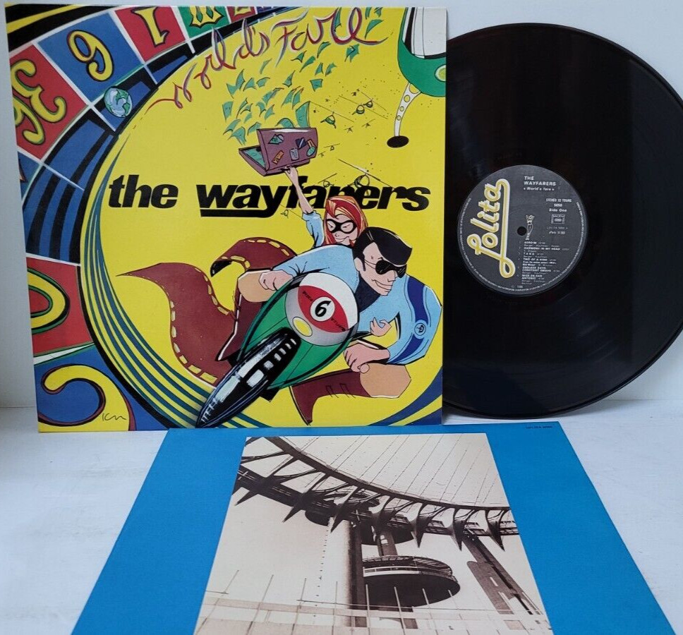 THE WAYFARERS World's Fare 1986 LP France Import Lolita 5050 -Play Tested EX *J2