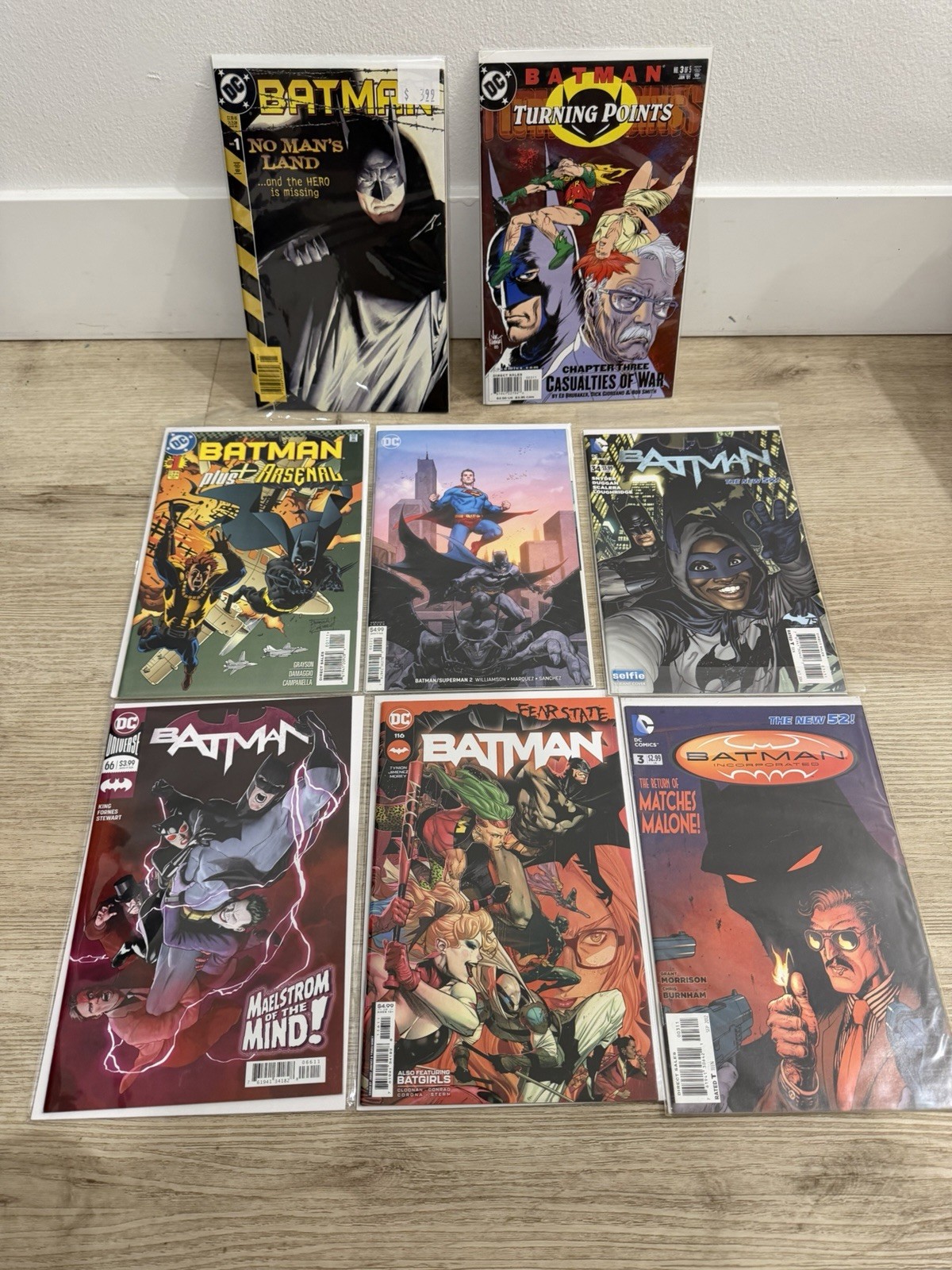 Batman DC Comics Lot of 8 No Man's Land New 52 Gotham Knights Arsenal Robin