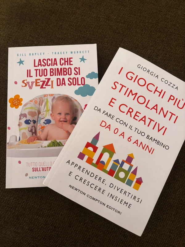 Libro svezzamento e giochi per bambini