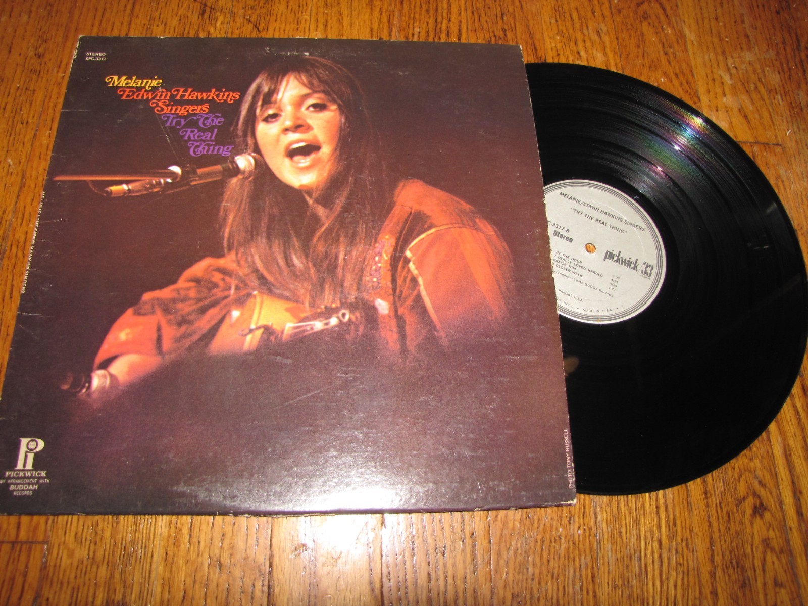 MELANIE / EDWIN HAWKINS SINGERS - TRY THE REAL THING - PICKWICK RECORDS LP