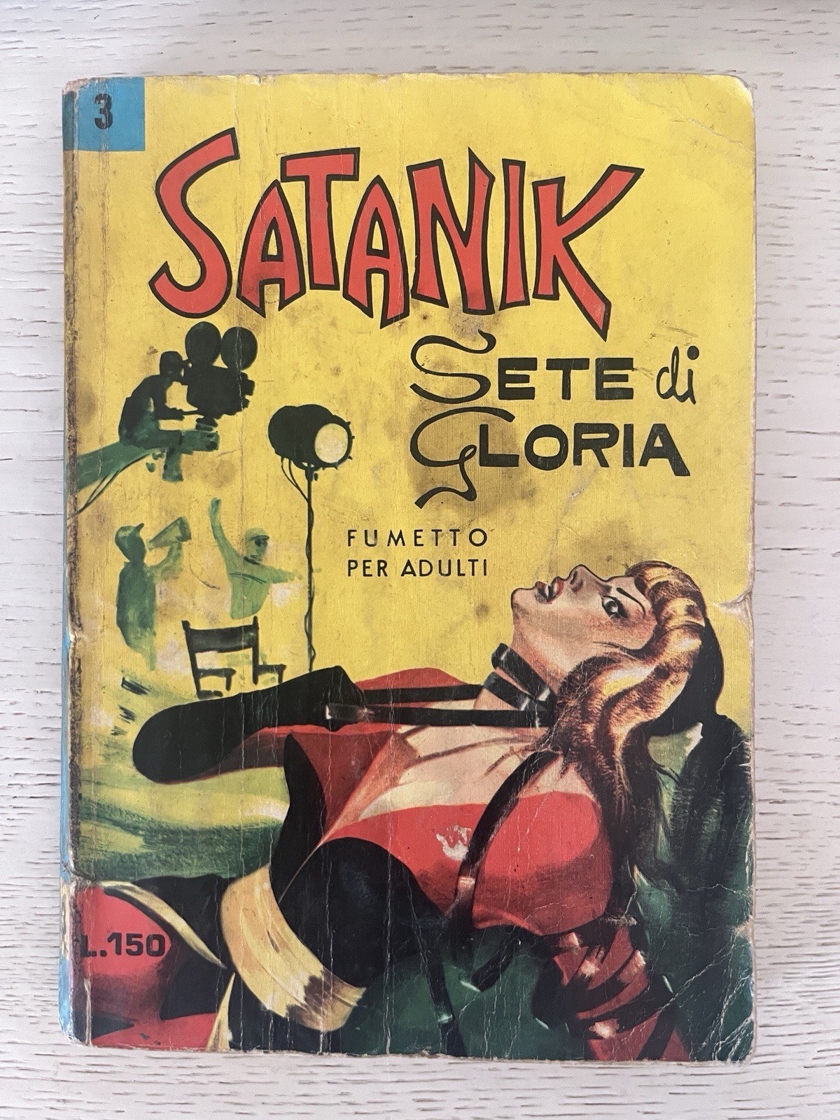 Satanik n.3 - Sete di Gloria 1965 - Editoriale Corno