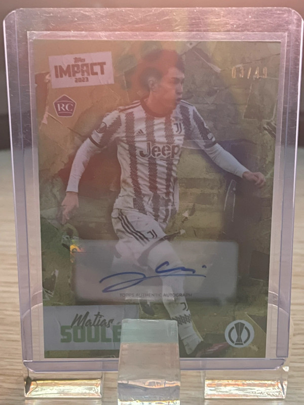 Topps Impact 2023 Matías Soulé RC Auto Juventus /49