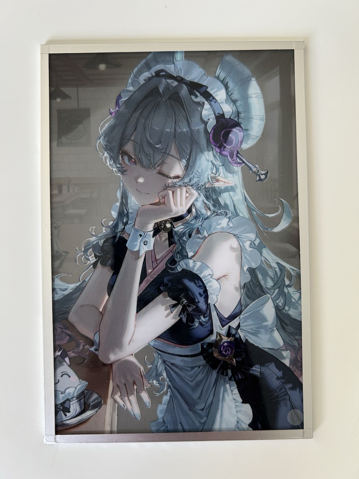 Yumemizuki Cameriera Illustrazione Genshin Impact A6 Tavola Arte Acrilica Meiniang