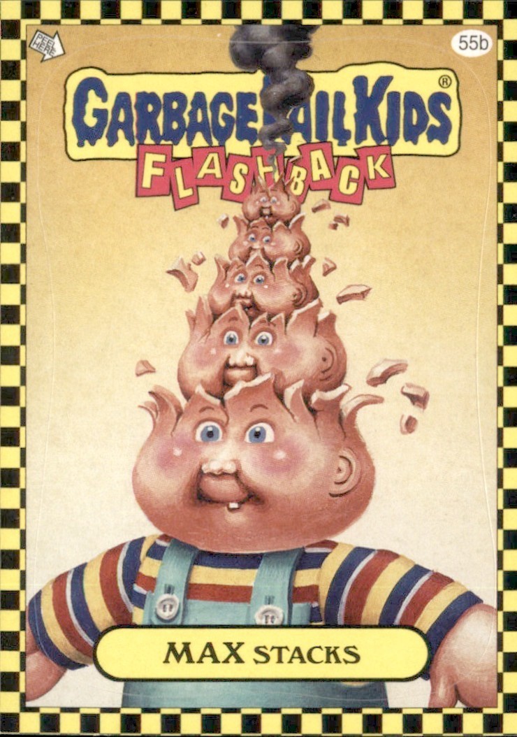 2010 Topps Garbage Pail Kids Flashback Series 1 - MAX Stacks Card #55b