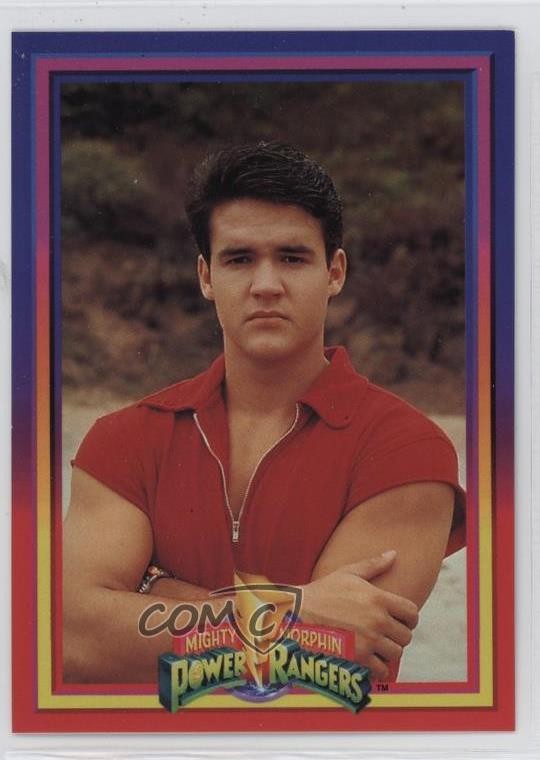 1994 Mighty Morphin Power Rangers Series 1 Hobby Jason Lee Scott #18 0f6