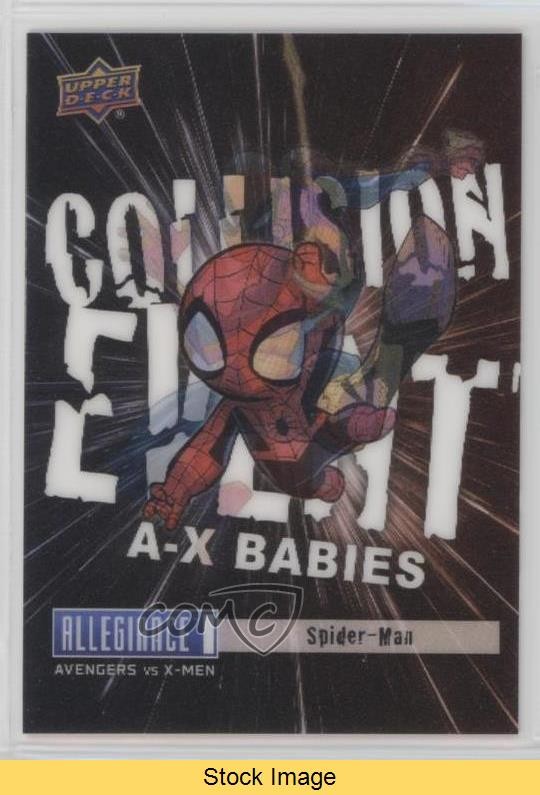 2023 Upper Deck Allegiance Avengers vs X-Men Spider-Man #AXB12 LEGGI cj4