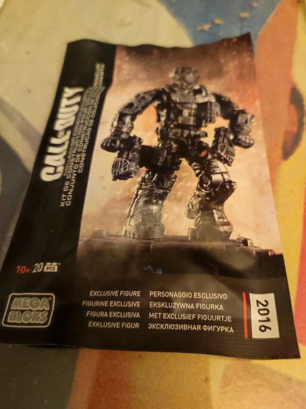 Mega Bloks Call Of Duty 2016 Figura Exclusiva Edición Limitada 20 Pcs
