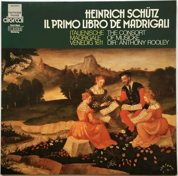 Heinrich Schütz LP The Consort Of Musicke Anthony Rooley 33 U/min EX 1985