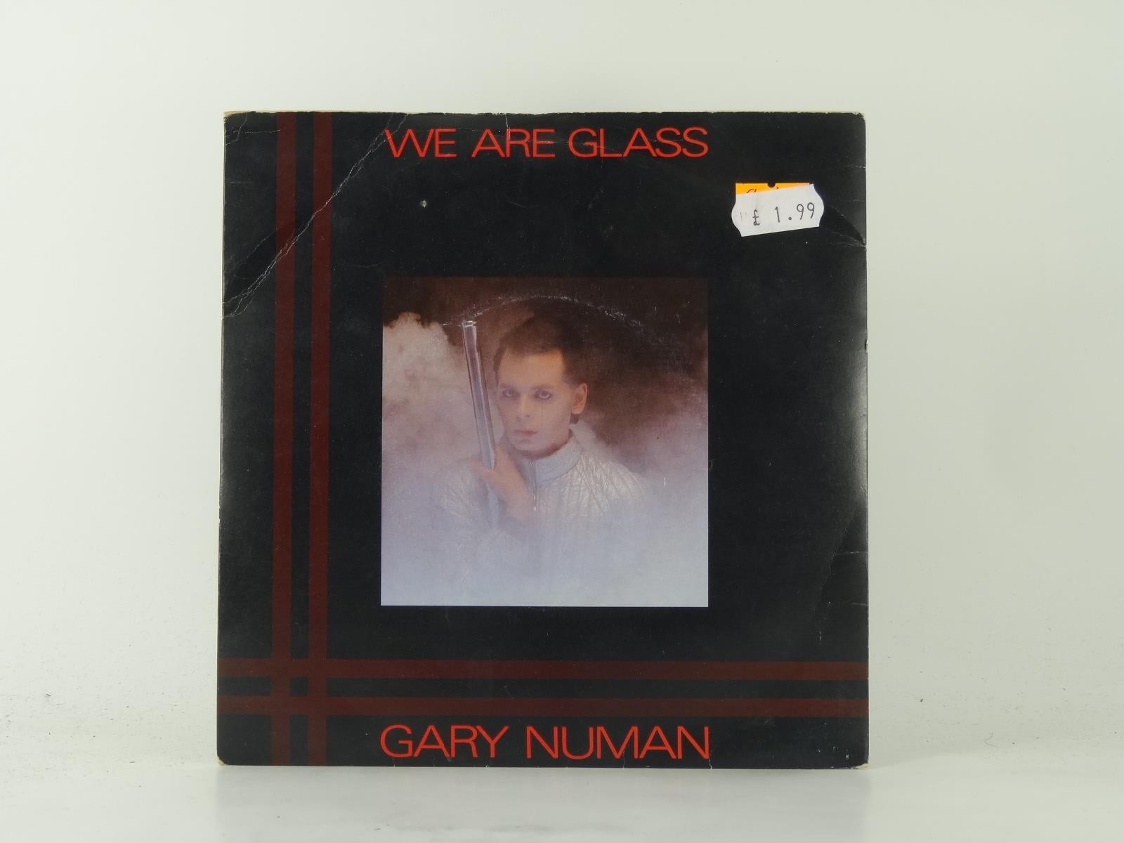 GARY NUMAN WE ARE GLASS (2) (4) 2 Track 7" Single plus Picture Sleeve BEGGARS BA