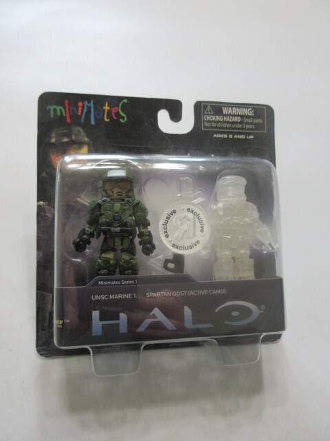 Minimates Halo series 1 ( UNSC Marine 1 & Spartan ODST(active camo))