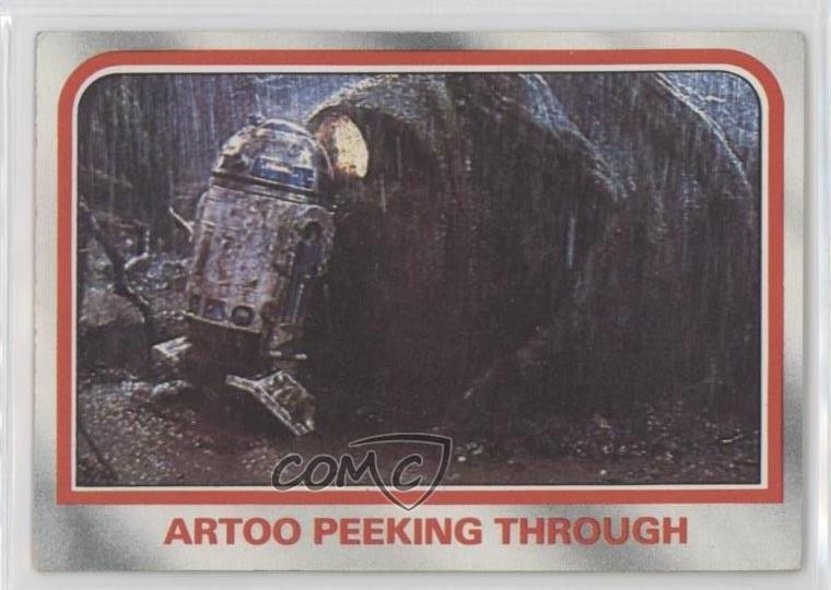 1980 Topps Star Wars: The Empire Strikes Back Artoo peeking through #62 11b4