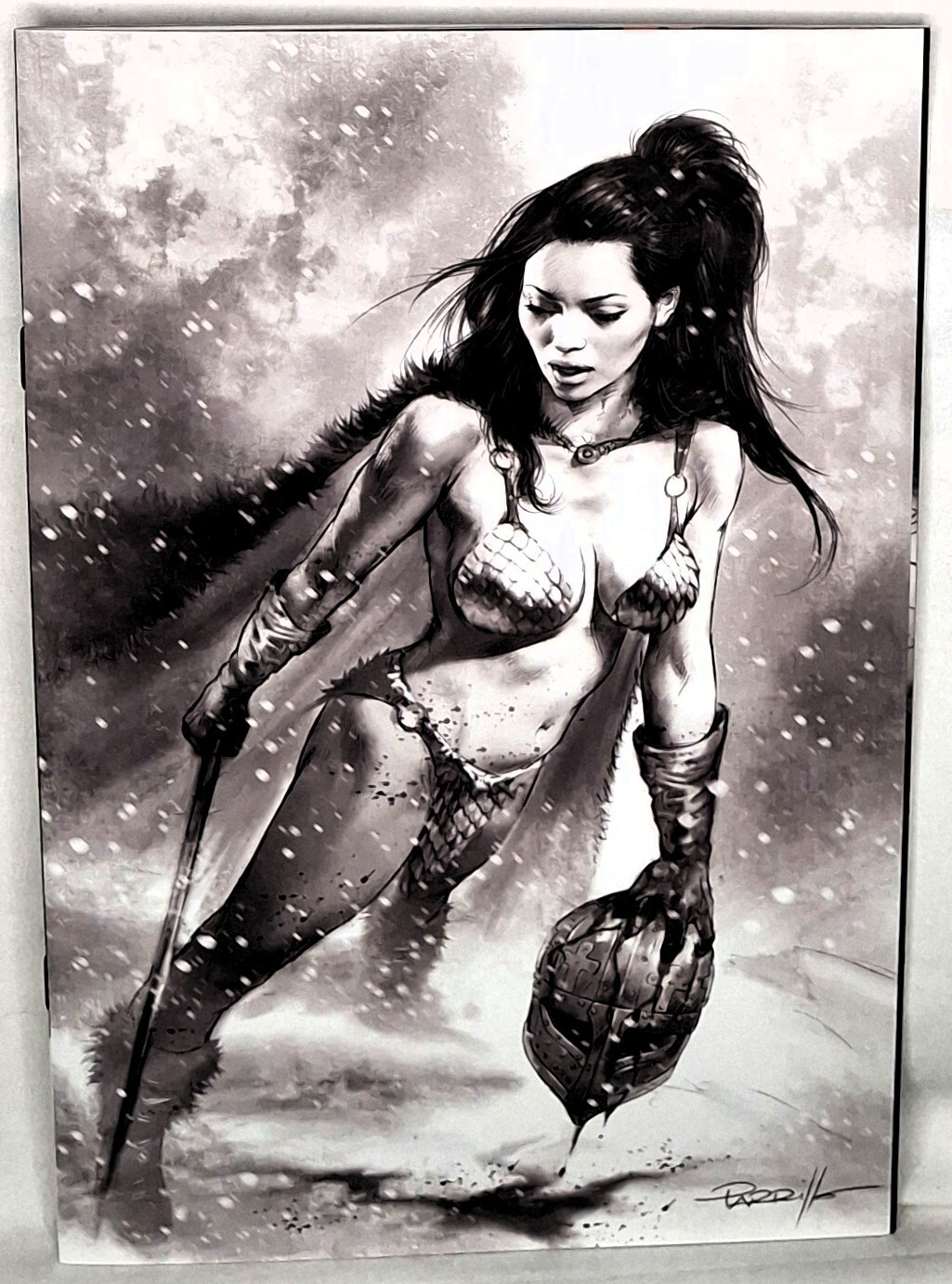 RED SONJA Nero Bianco Rosso #3 | Copertina variante Lucio Parillo Vergine | Dinamite