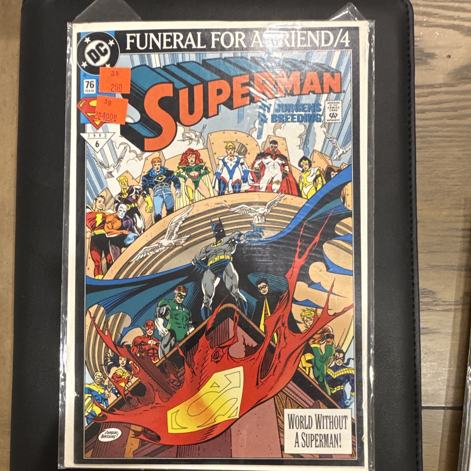 DC Comics Superman #76 (1993) Funerale di allevamento Dan Jurgens/Brett per un amico