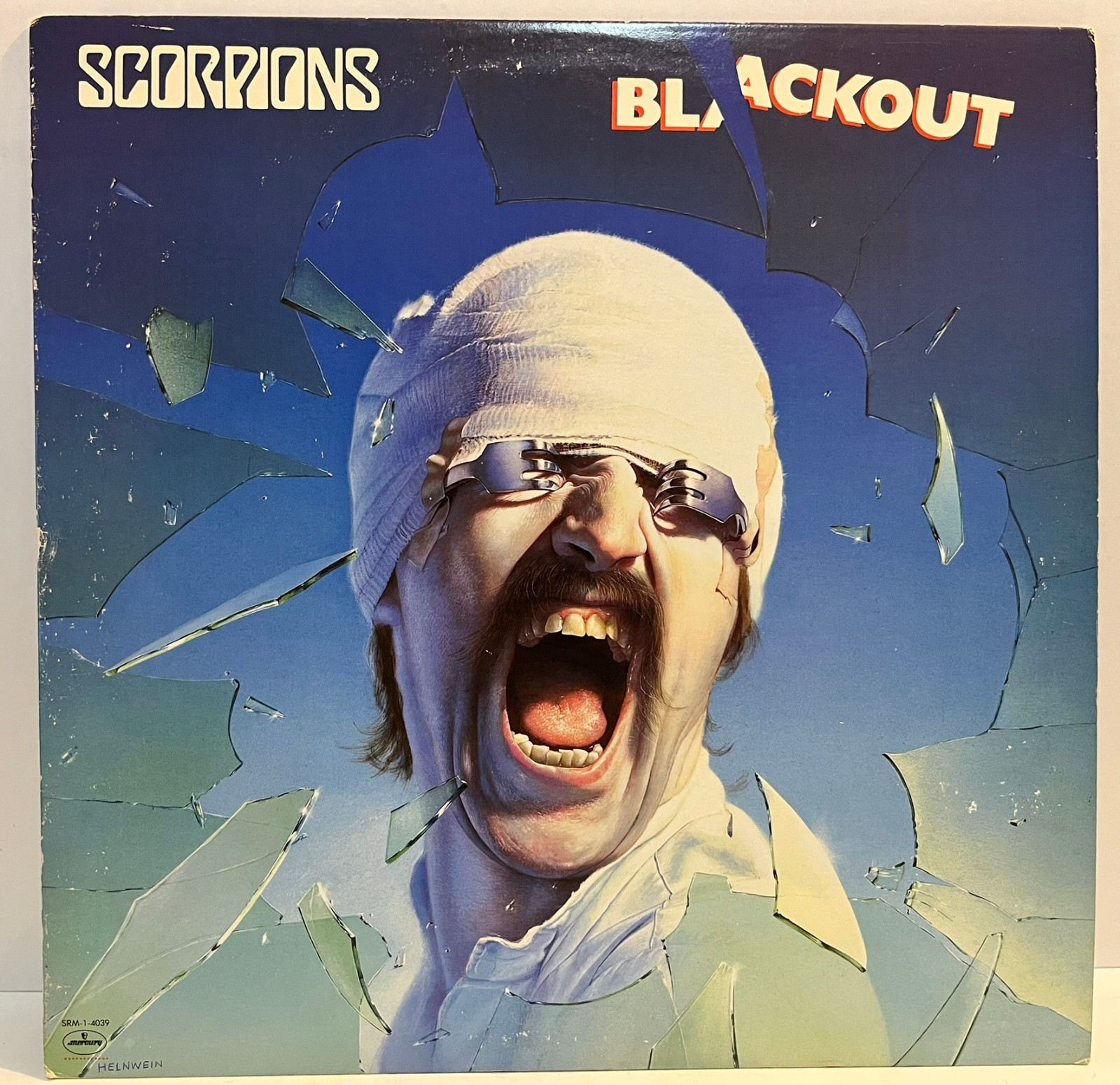 SCORPIONS - Black Out (Masterdisk) (1982) - 12" Vinyl Record LP - EX