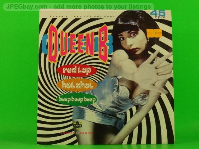 QUEEN B RED TOP HOT SHOT (137) 7" LONDON