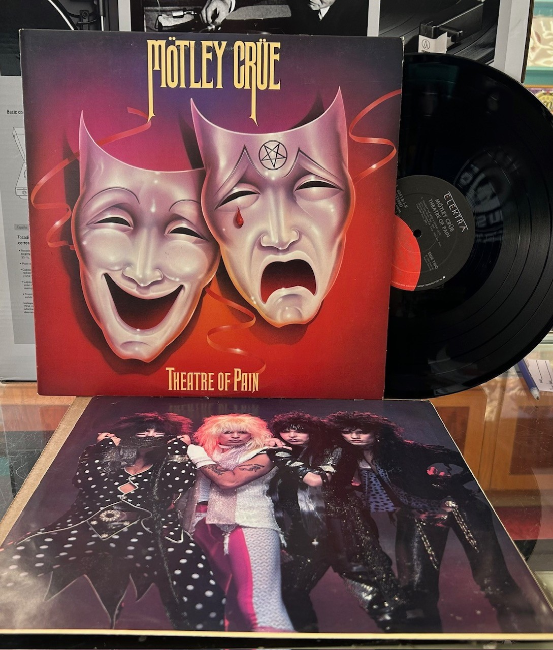 Motley Crue: Theatre of Pain LP, record club