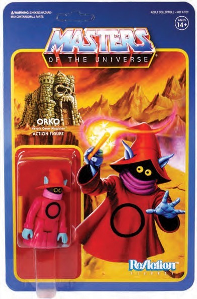 MASTERS OF THE UNIVERSE SUPER7 REACTION ACTION FIGURE - ORKO
