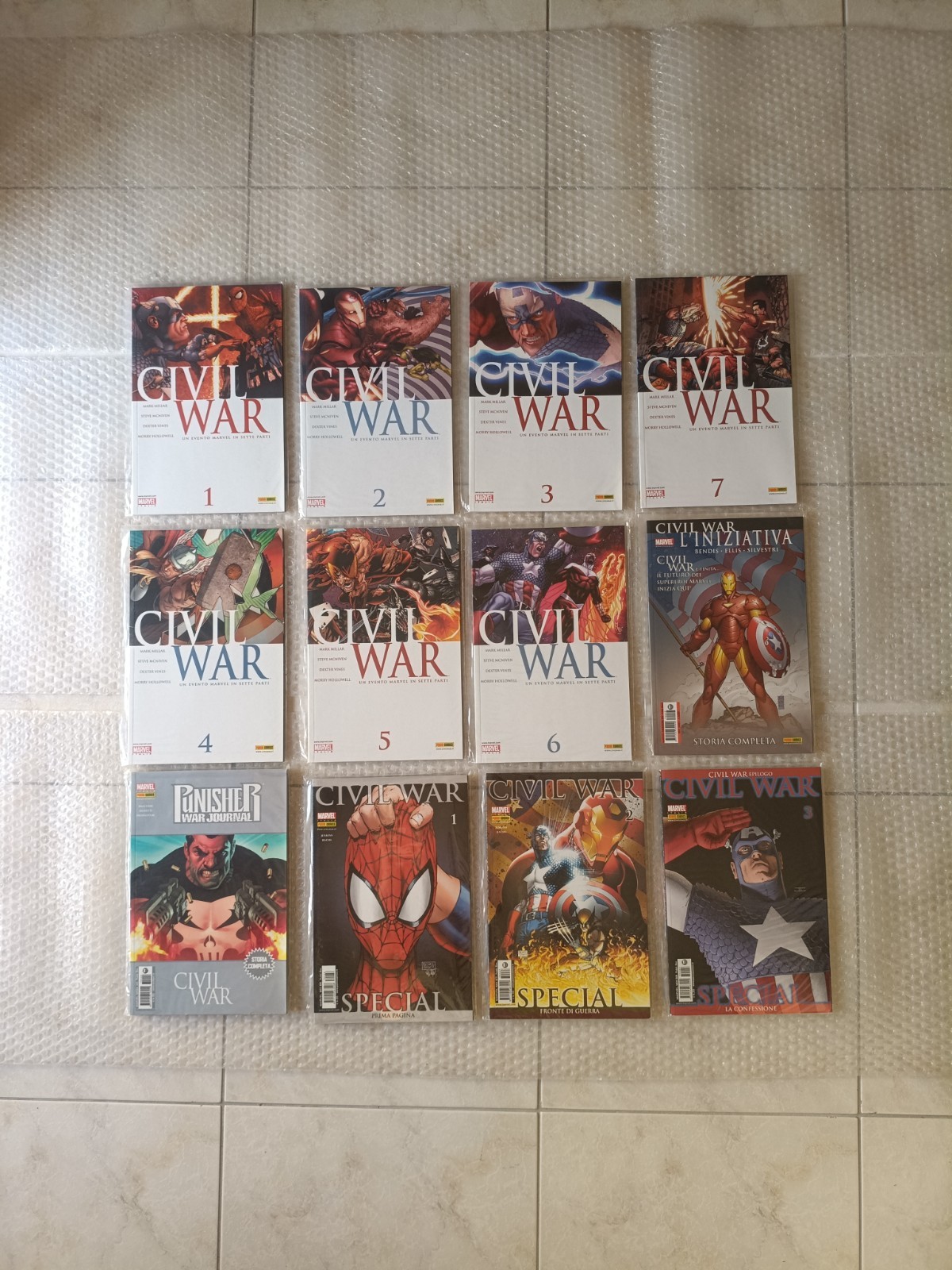 Fumetti Serie Completa Civil War Panini Comics + Special + Altri Lgg Descrizione