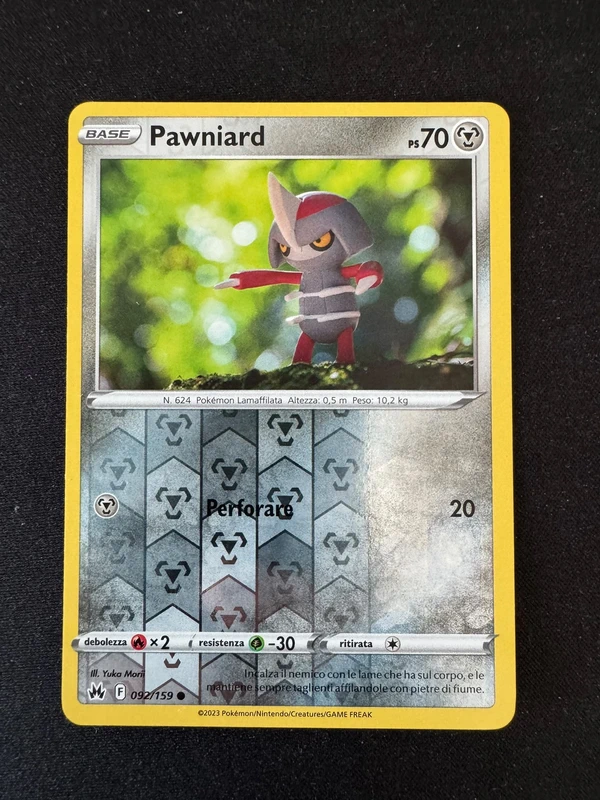 Pawniard CRZ 092/159 Reverse Holo Ita - Zenit Regale - Pokemon