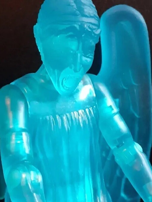 Modellino Doctor Dr Who TV trasmesso Screaming Blue Weeping Angel 5,5 pollici
