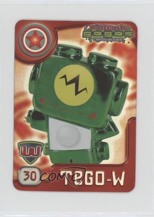 2009 Power Gogo's Crazy Bones Series 4 Tego-W #30 1u6