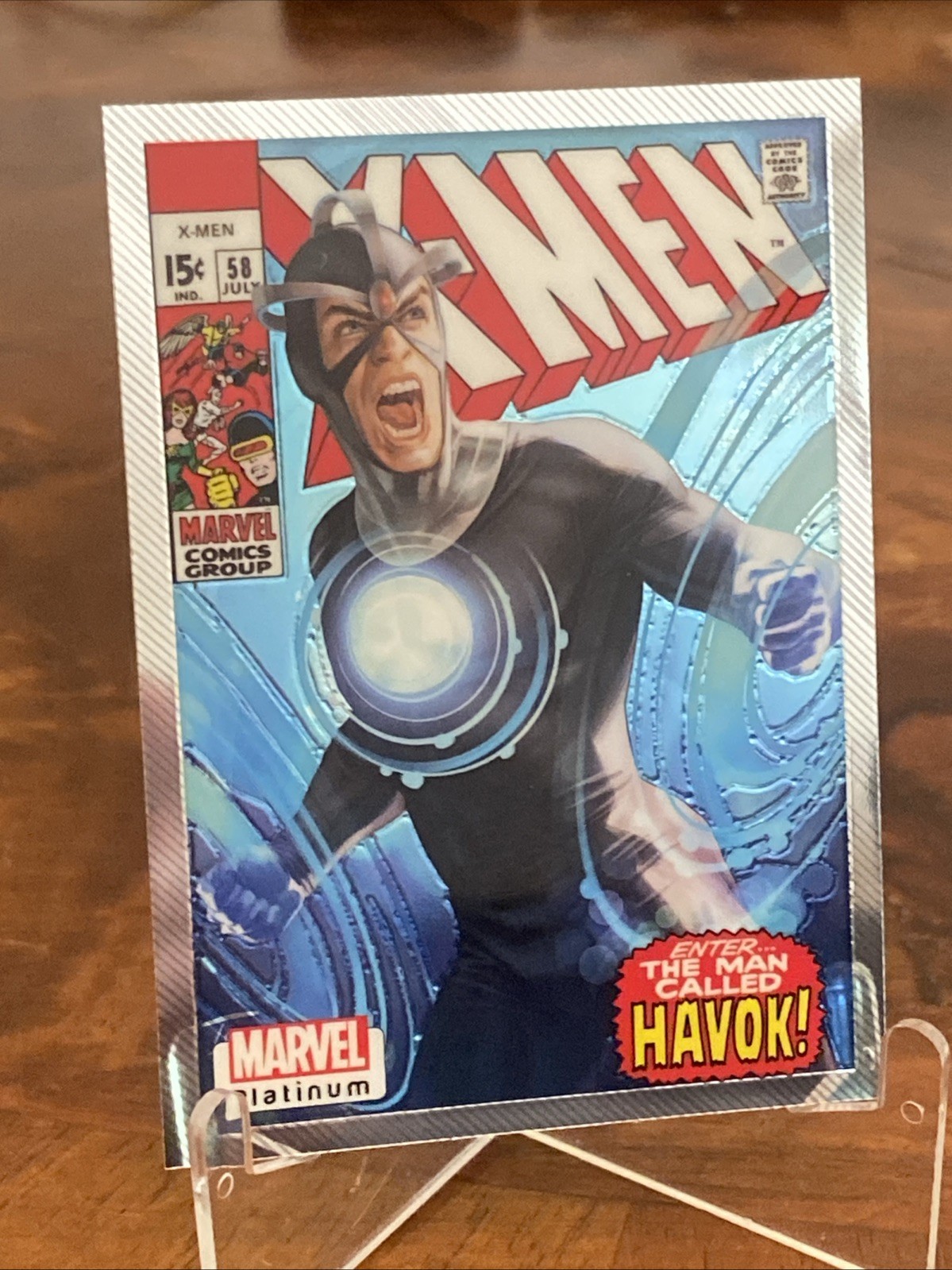 Upper Deck Marvel Platinum Cover 2022 Variante Havok #WI72
