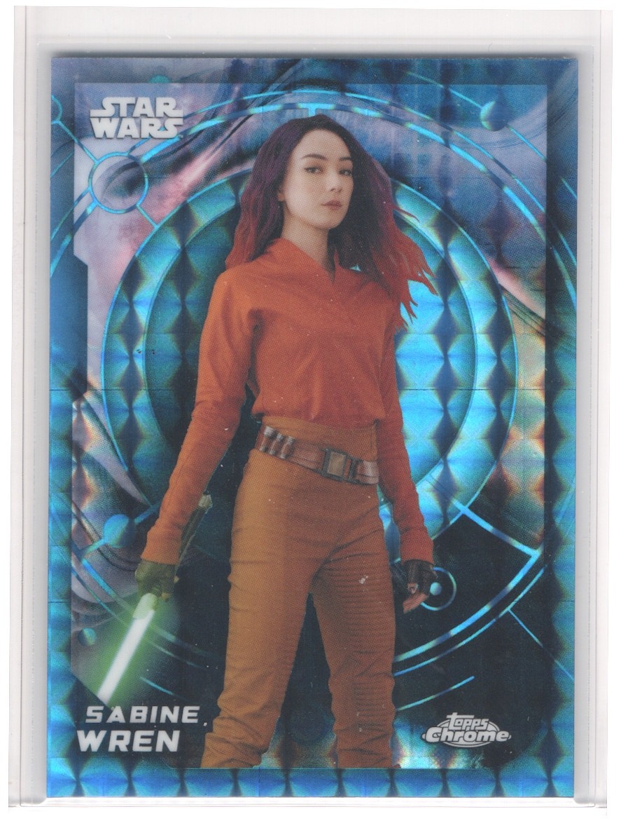 2026 Topps Chrome Star Wars #48 Sabine Wren Blue Geometric