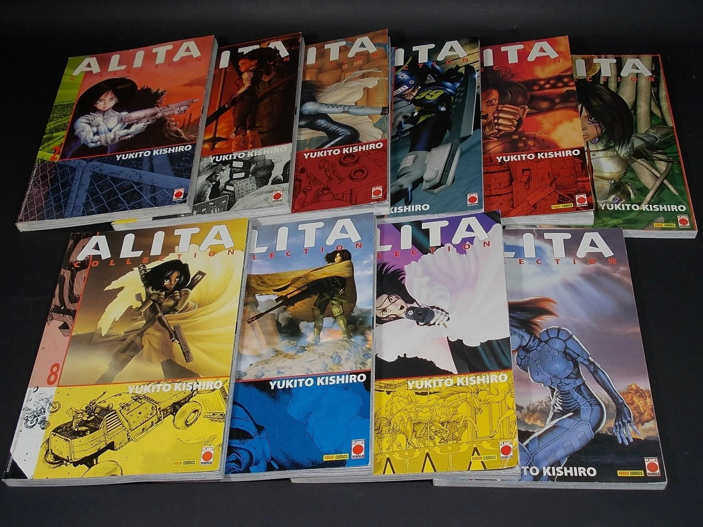 Alita Collection COMPLETA 11 numeri - Yukito Kishiro -edizione Planet Manga 2001