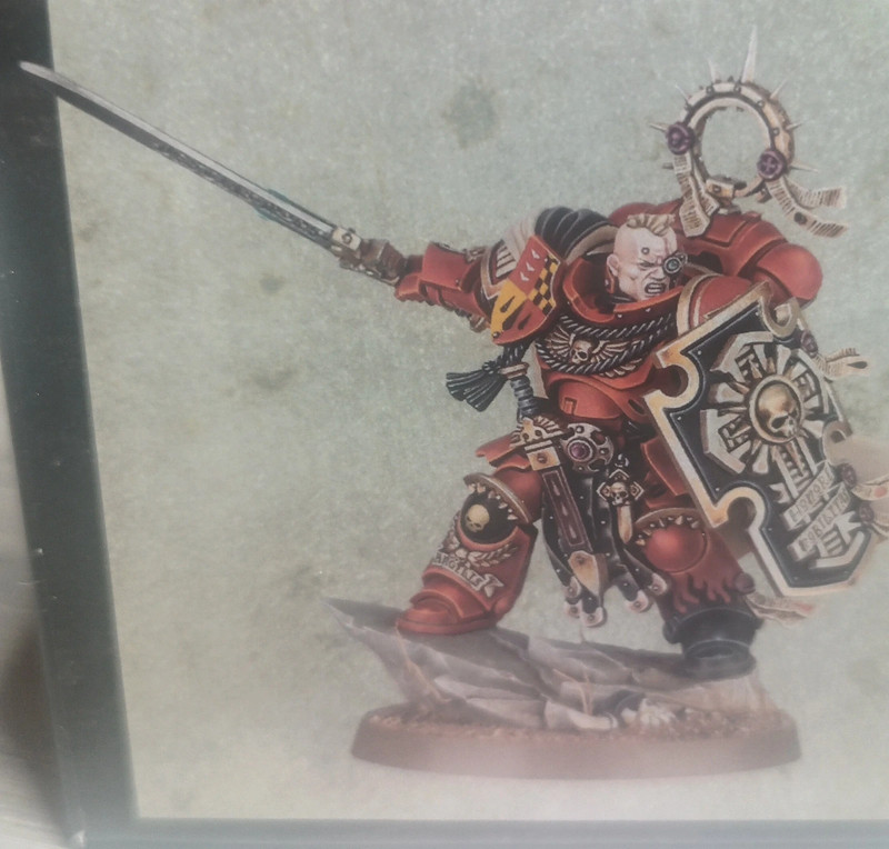 Warhammer 40k armageddon space marine ( capitaine )