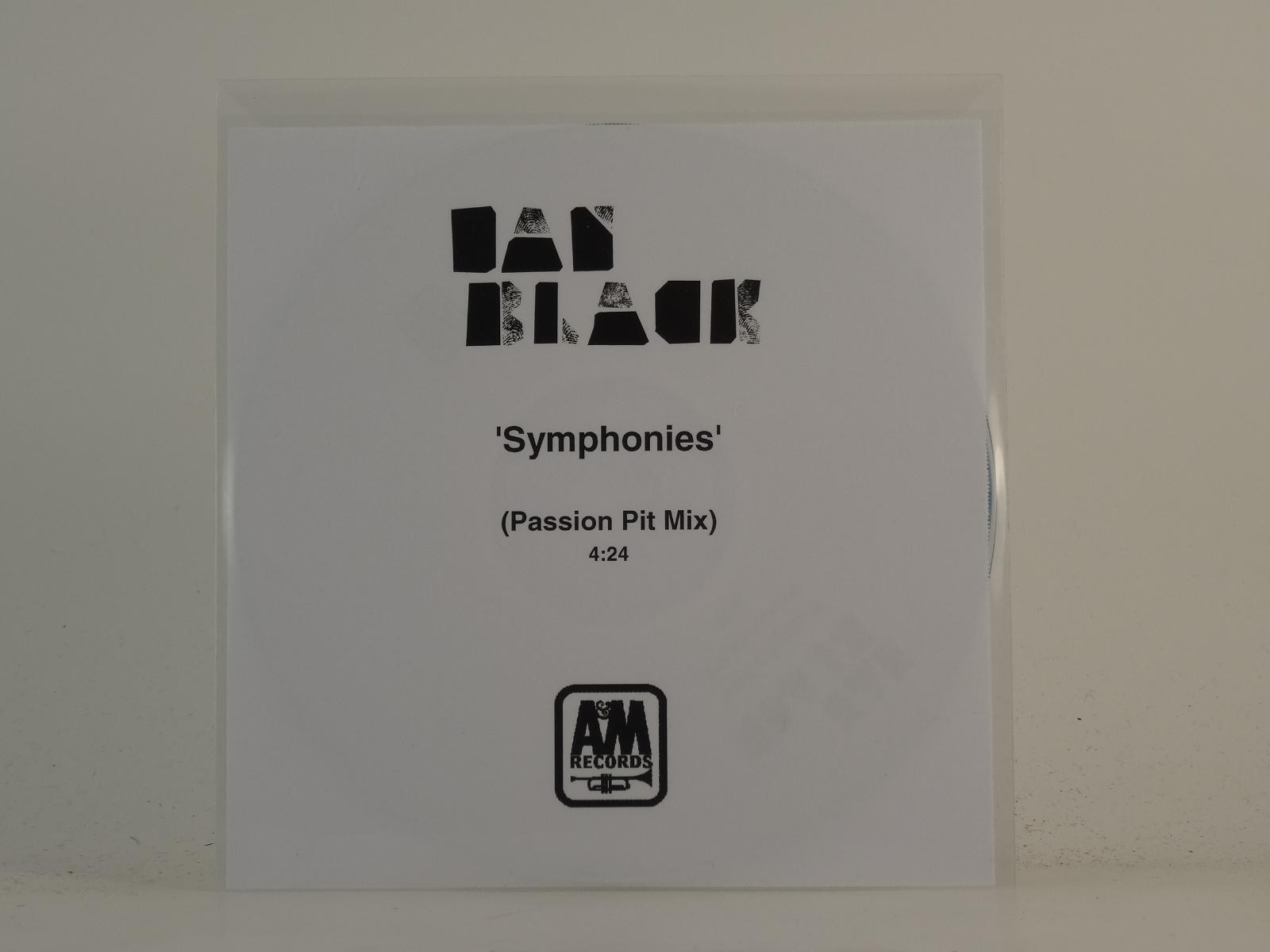 DAN BLACK SYMPHONIES (H1) 1 Track Promo CD Single including White Sleeve A&M