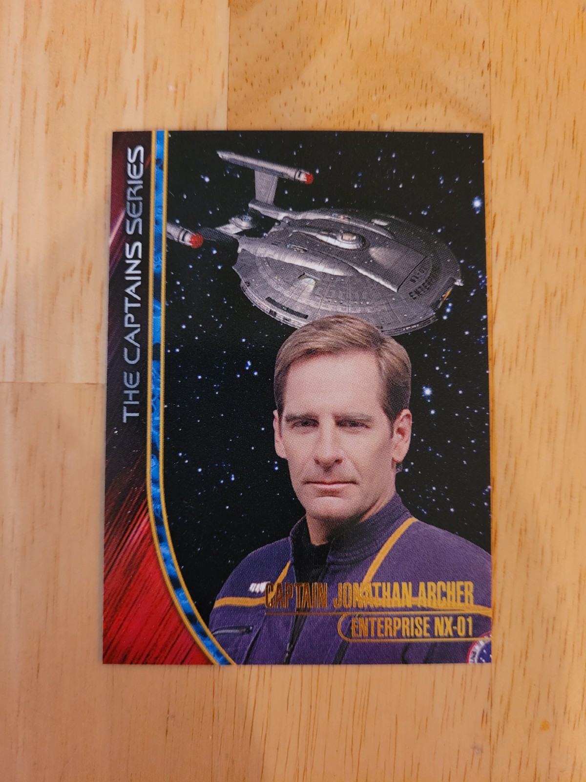 2017 Star Trek 50° Anniversario Capitano Jonathan Archer 344/833 Custodia Topper