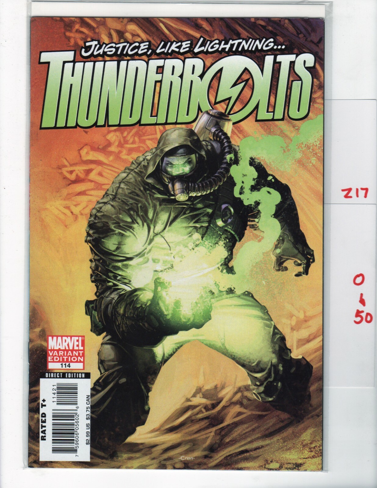 Thunderbolts #114 Djurdjevic variante VF/NM 1997 Marvel z17050