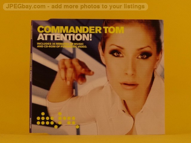 Commander Tom Attention! (L81) 6 Track CD Single plus Picture Sleeve Ministry of