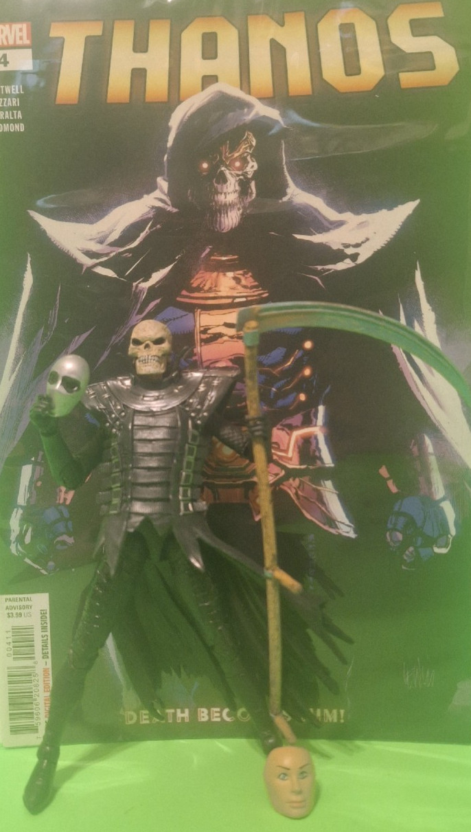 Marvel Legends MORTE "AVENGERS: DOOMDAY" - SMASCHERATO *PERSONALIZZATO* + OTTIMO FUMETTO