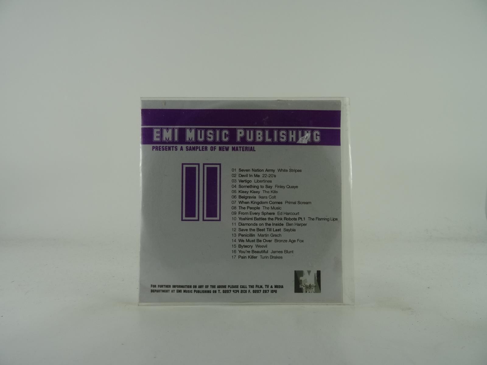 VARIOUS ARTISTS EMI MUSIC PUBLISHING SAMPLER 11 (104) 17 Track Promo CD Album in