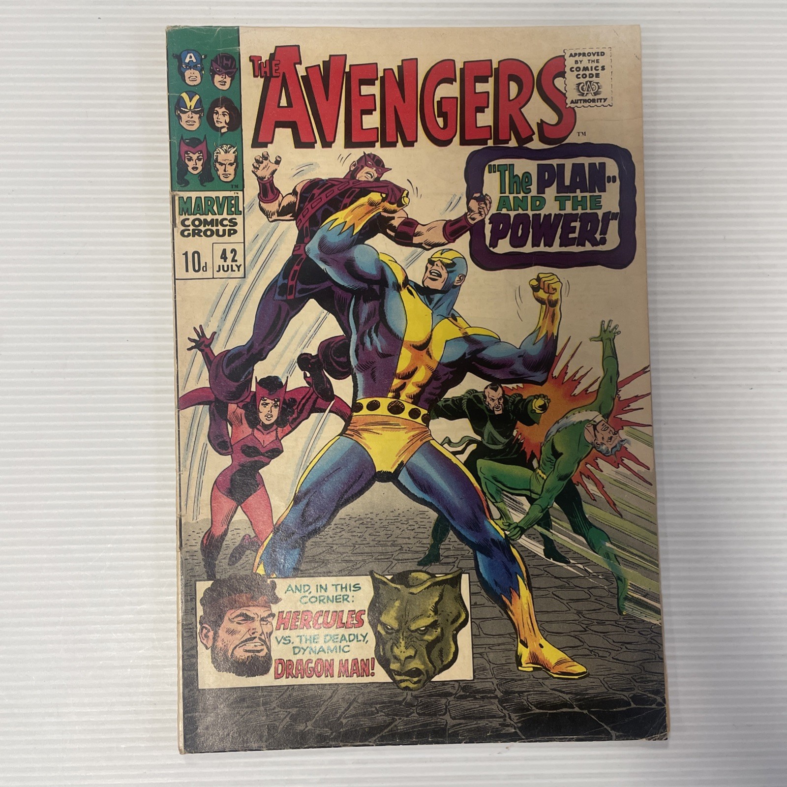 Avengers #42 1967 VG+ Pence Copy