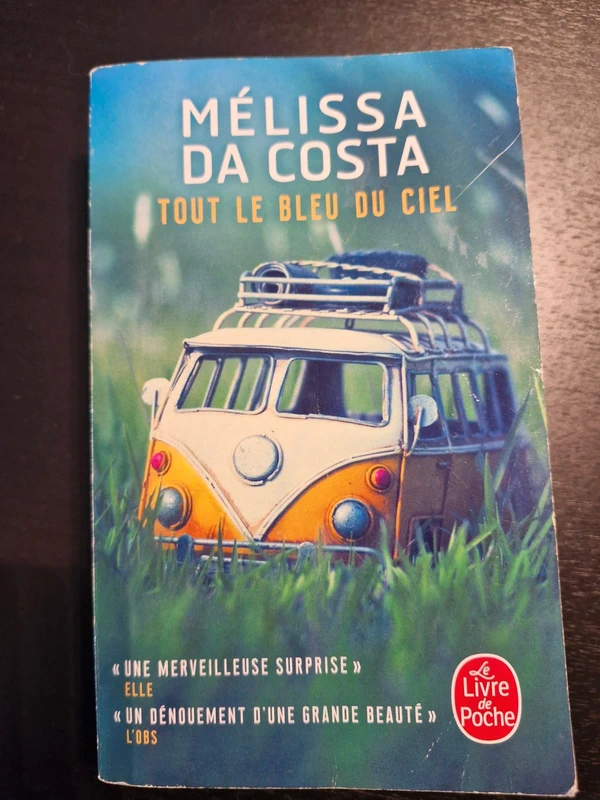 Livre Mélissa  Da Costa tout le bleu du ciel