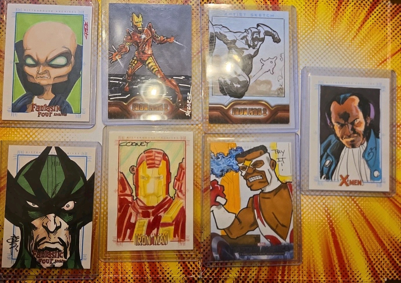 Carta da disegno Marvel 1/1 Capitan America, Iron Man Falcon, VENDUTA SEPARATAMENTE, 
