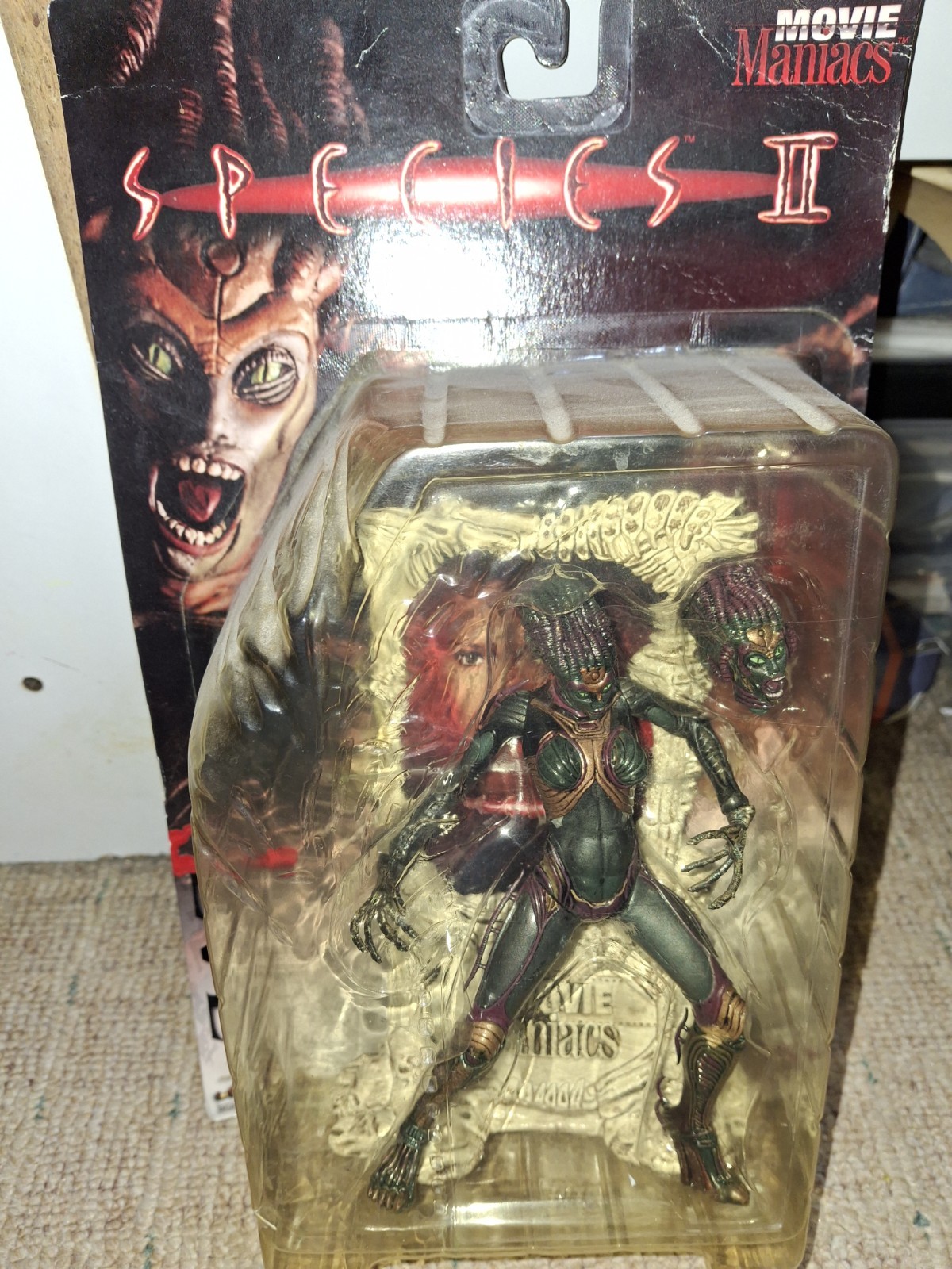 Movie Maniacs Species II Eve Action Figure Mcfarlane Toys Spawn 1998 Sigillato