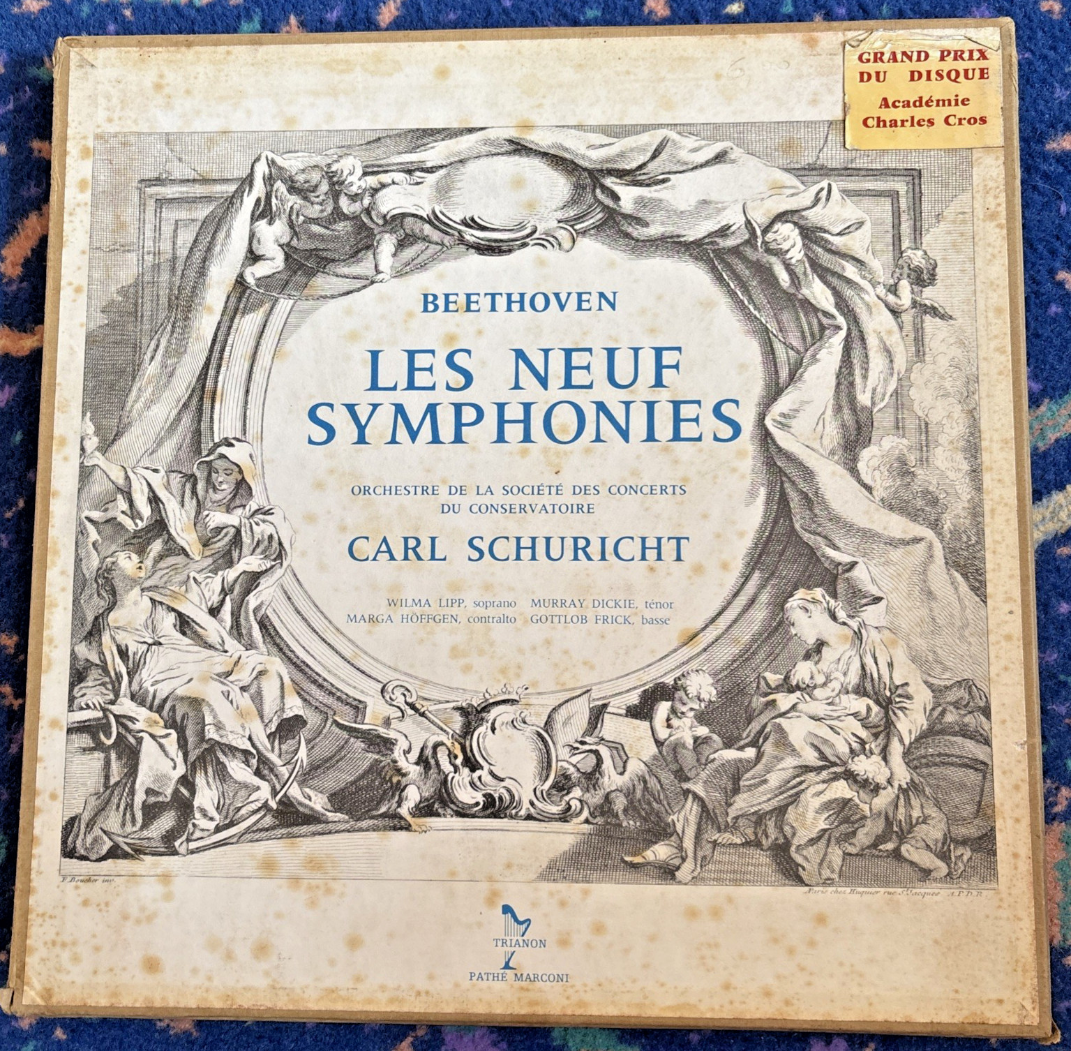 Pathe Beethoven 9 Symphonies Schuricht Orchestre De La Société Du Conservatoire