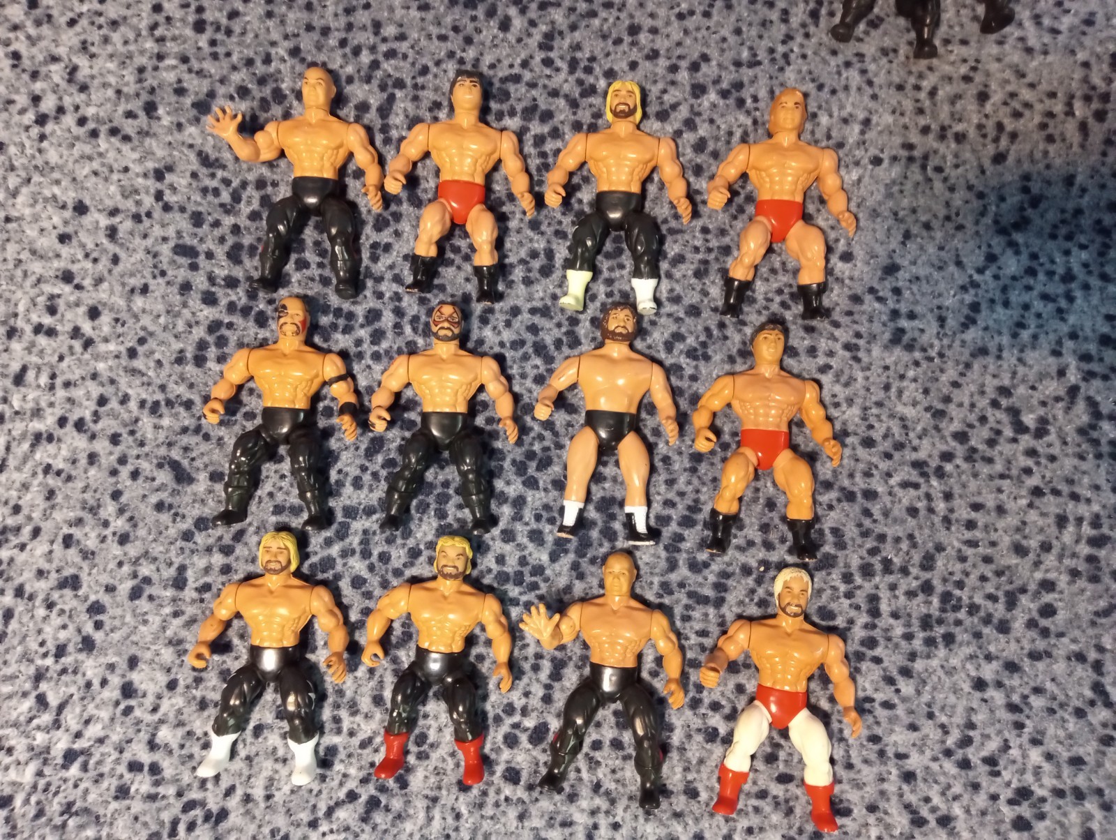 Lotto 12 lottatori AWA 1982 1985 Remco Jerry Blackwell Road Warriors WCW WWF WWE