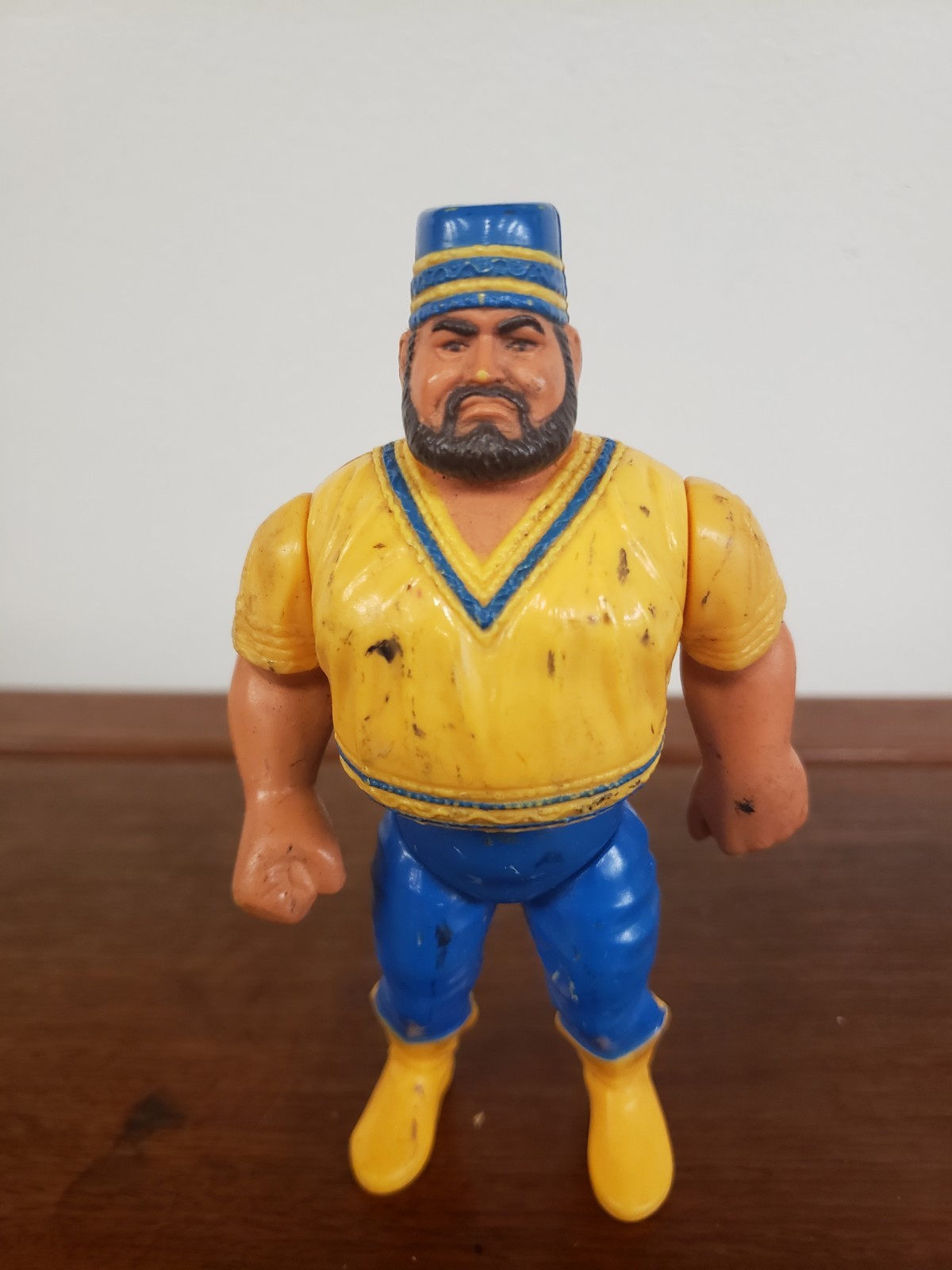Vintage 1990 Hasbro WWF Akeem African Dream 5” Figure Series 1 WWE Titan Sports