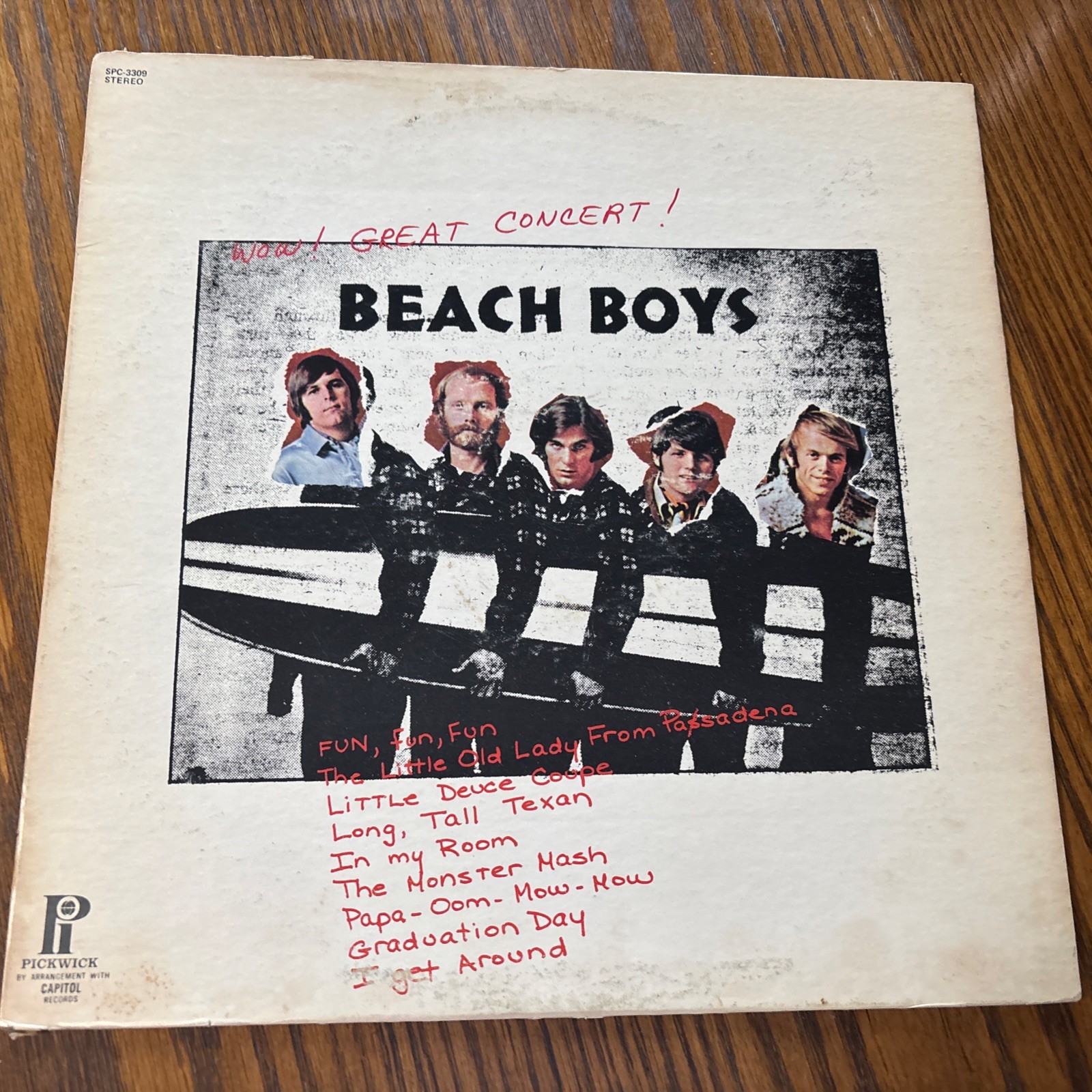 THE BEACH BOYS | Wow! Great Concert | 1972 VINYL LP