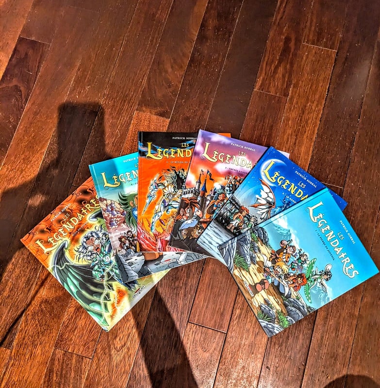 Lot 6 premiers tomes Les Légendaires de Patrick Sobral
