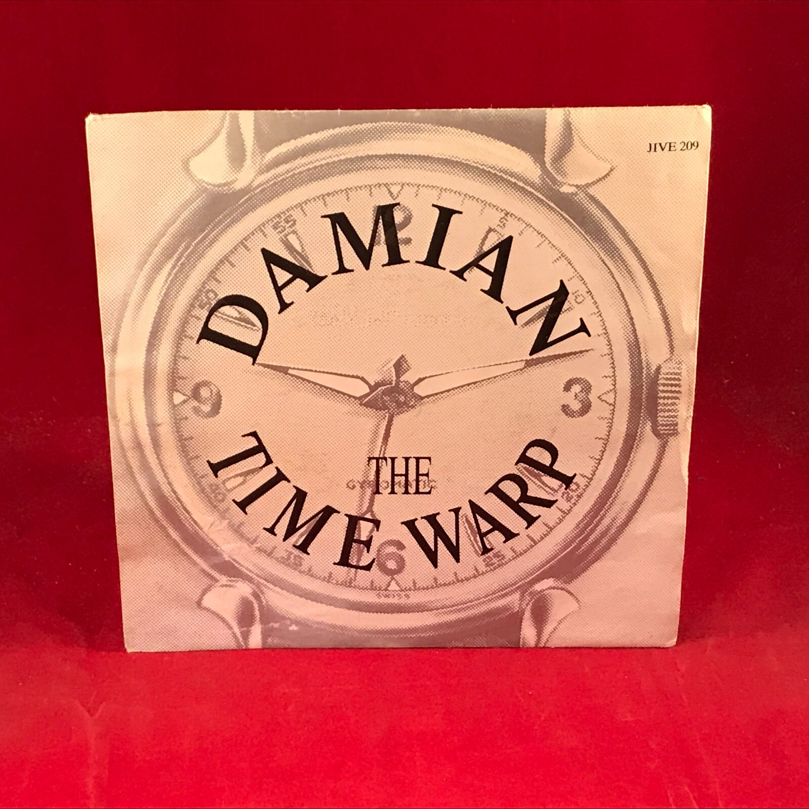 DAMIAN The Time Warp 1989 UK 7" vinyl single Rocky Horror